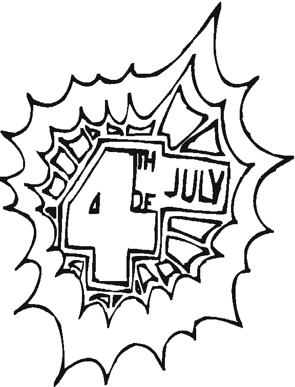 free printable coloring pages of. Fireworks 4th of July coloring