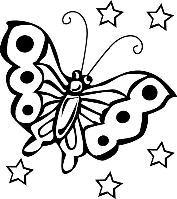 coloring pages for kids printable free. Free butterfly coloring page