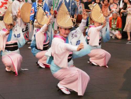 Japanese Traditional Dance; Awa Dance: 阿波踊り - 無料写真検索fotoq
