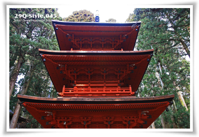 隠津島神社三重塔