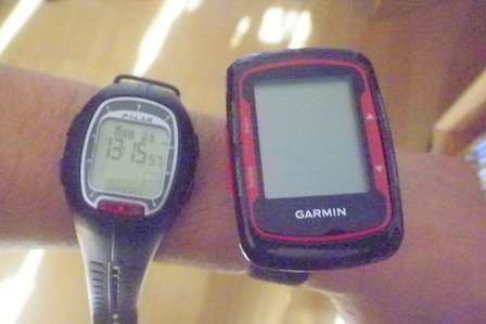 201301 ガーミン腕時計化　ポラールと比較　　