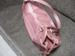 ピンクの輸入バッグ