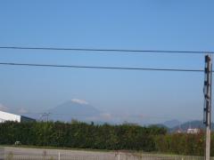 平塚ＩＣから富士山