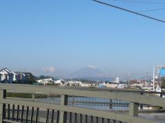 吾妻橋から富士山