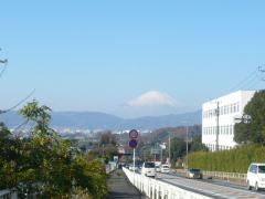 善波峠からの富士山
