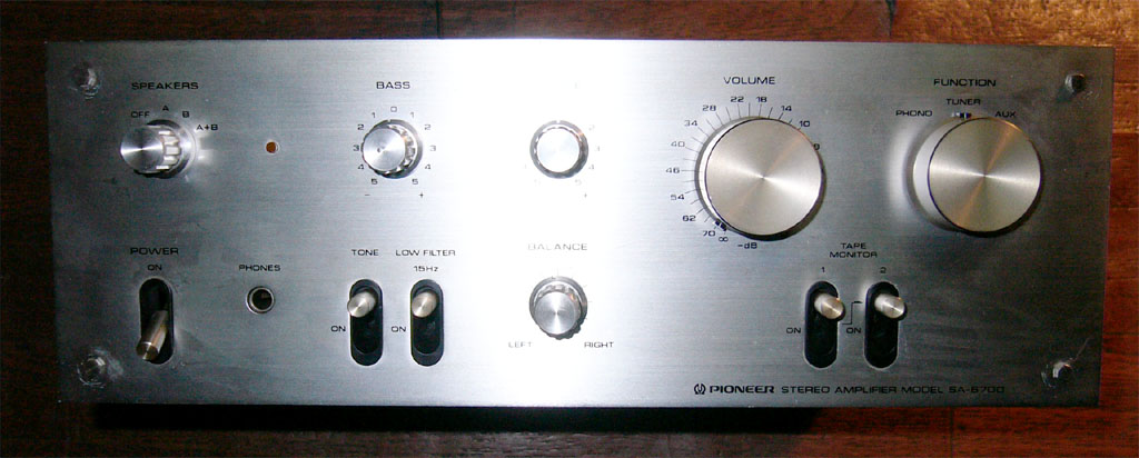 PIONEER Stereo AMP SA-6700 | 電気的懐古趣味