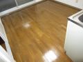 埼玉県所沢市　マンション空き室３室全体ハウスクリーニング　リビングフローリング床ワックス掛け清掃　作業完了後　３