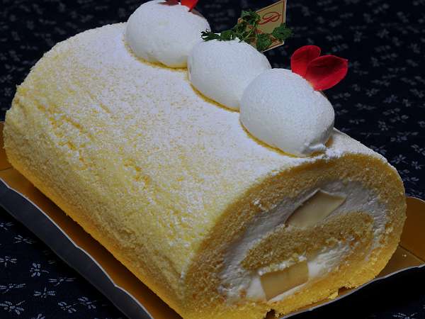 Pudding roll cake . takkum, mutsu city, 221224 1-2-s