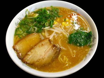 山口県岩国市「麺や のおくれ 」の味噌ラーメン(かためん)