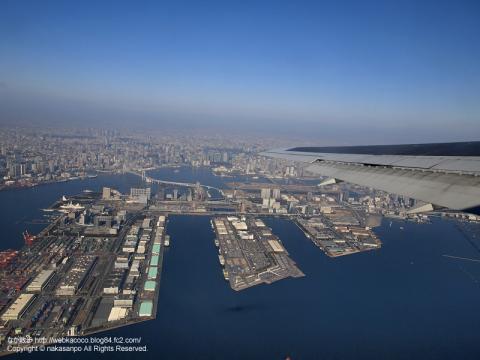 羽田空港の上空の写真