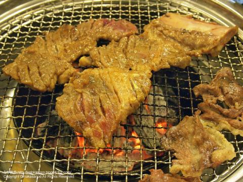 韓国で食べた焼肉の写真2