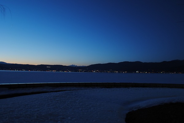 20130128諏訪湖夕暮れ (18)